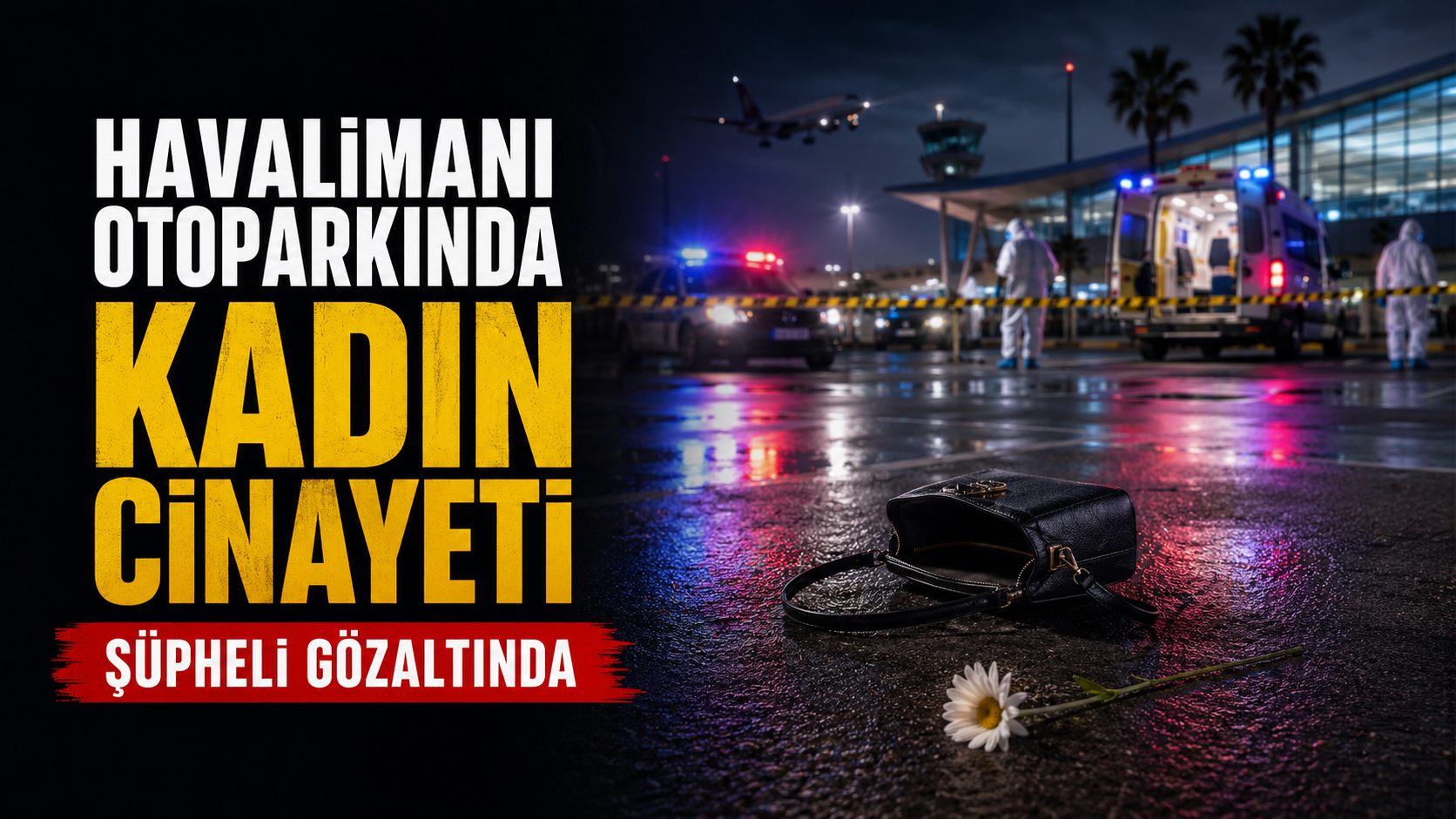 Antalya Havalimanı otoparkında kadın cinayeti