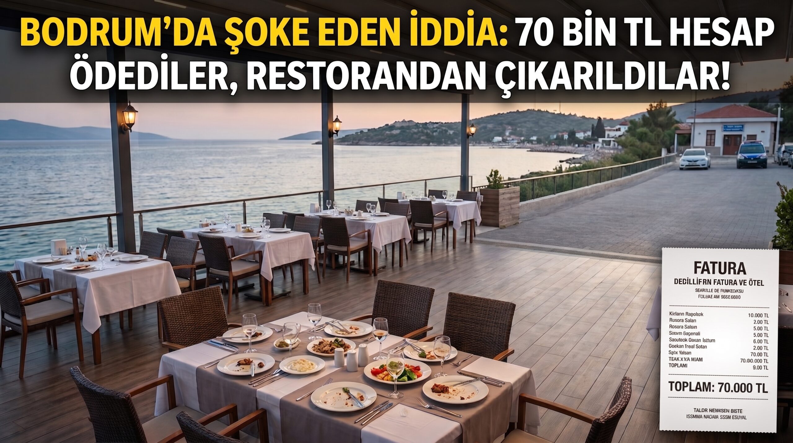 Bodrum’da Şoke Eden İddia: 70 Bin TL Hesap Ödeyen Aile Restorandan Çıkarıldı