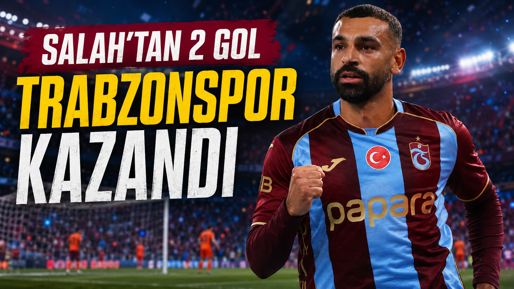 Mohamed Salah, Trabzonspor’u ilk galibiyetine taşıdı