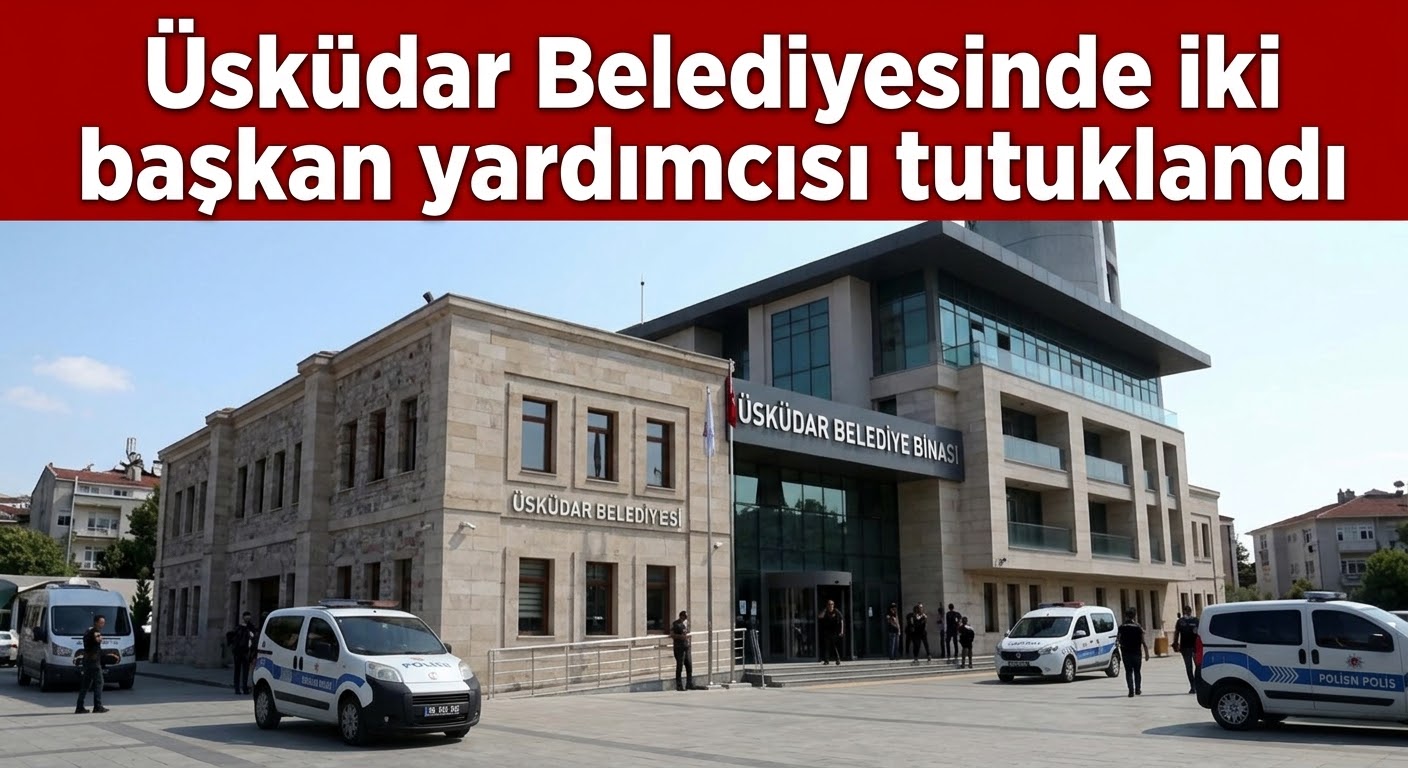 Operasyon üzerine operasyon! Üsküdar belediyesinde iki başkan yardımcısı tutuklandı!