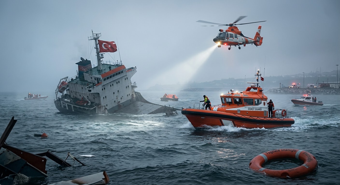 Silivri gemi kazası olayı kapsamında iki kaptanda tutuklandı!