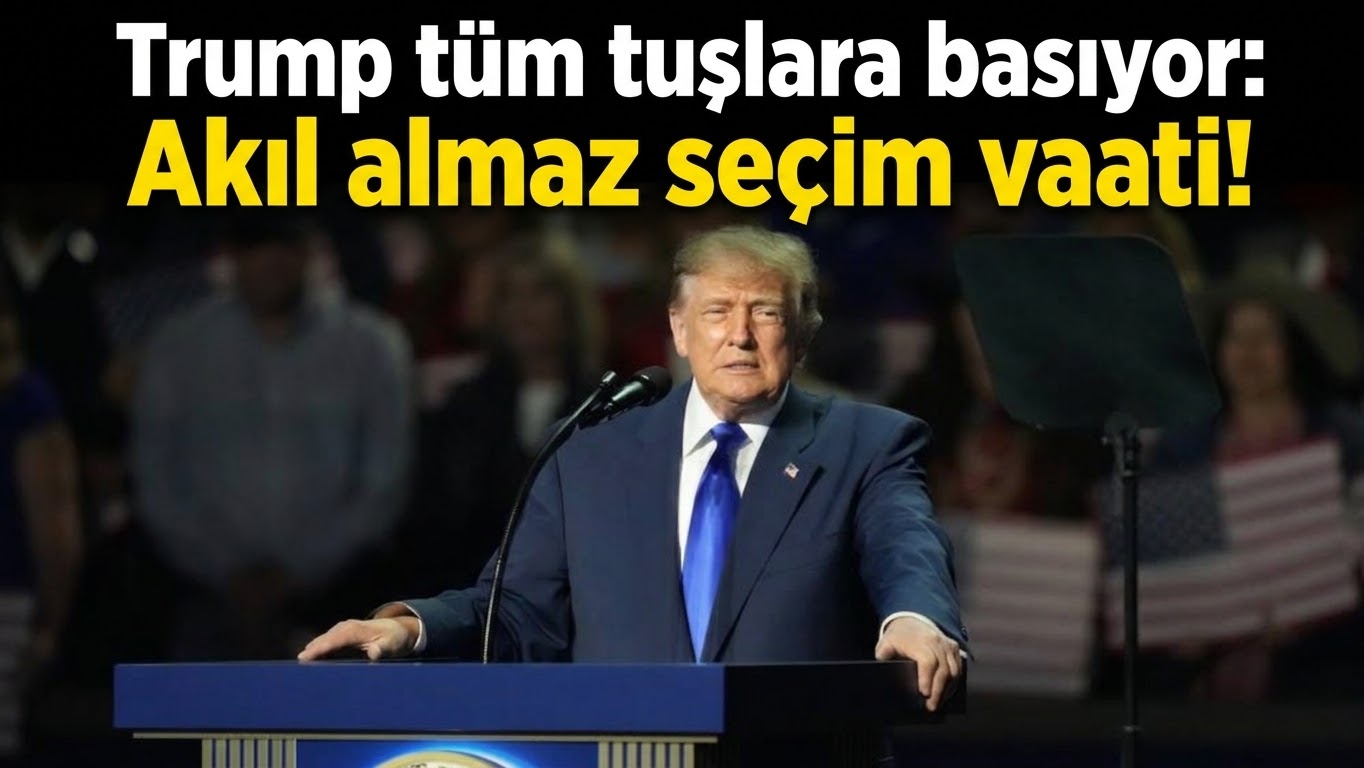 Trump seçim için hayret bırakacak seçim vaati verdi!