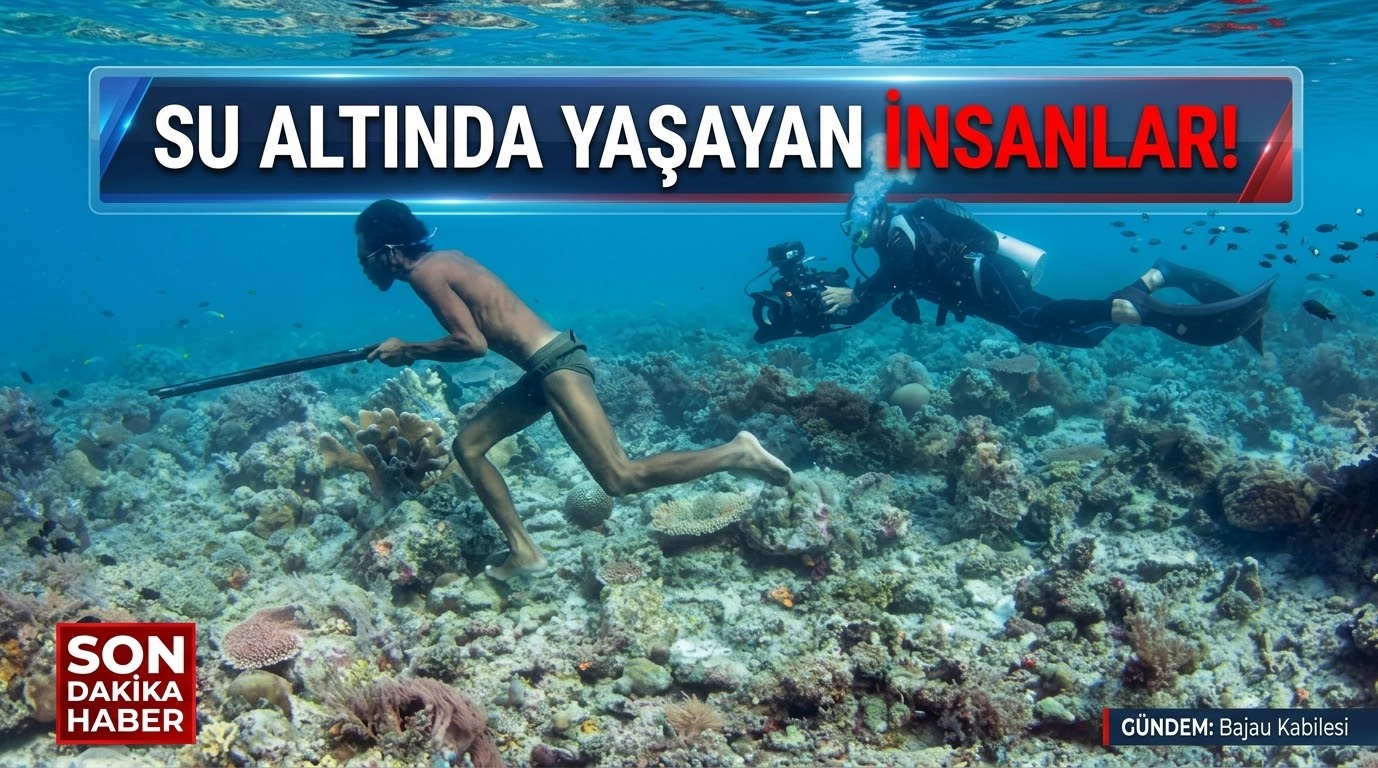 Su altında yaşayan kabile! Karada kriz geçiriyorlar