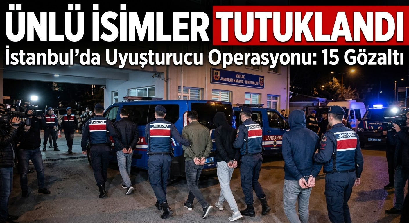 Ünlü isimlere uyuşturucu operasyonu şoku: 15 kişi gözaltında