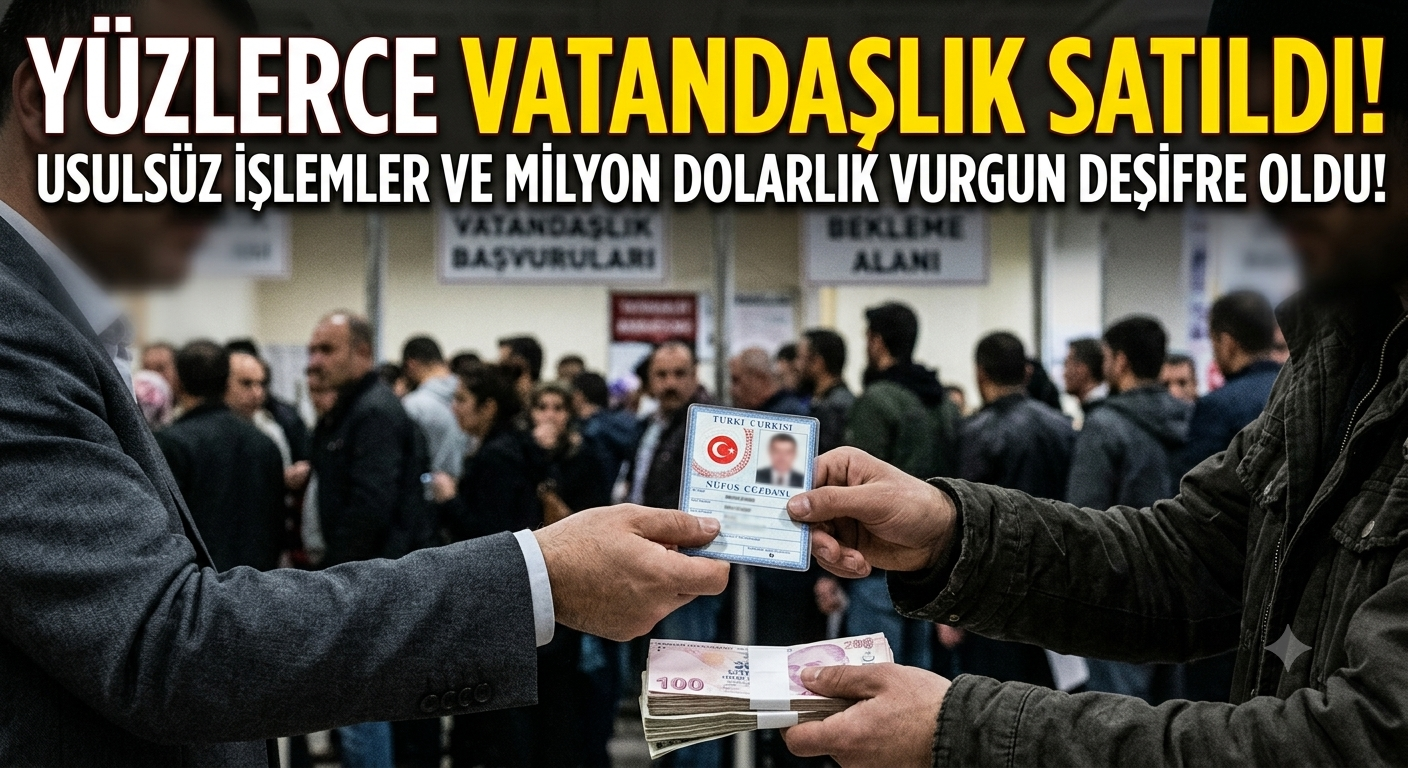 Sahte vatandaşlığın sonu gelmiyor! Yeni bir operasyon daha
