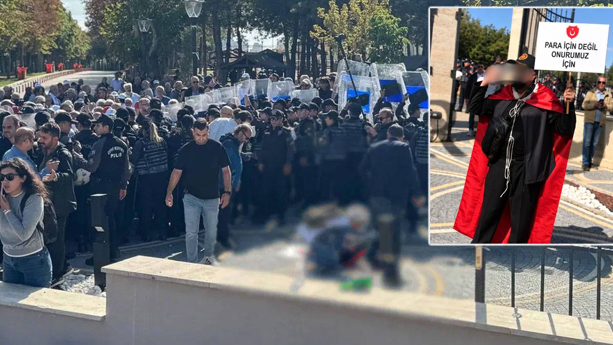 Anayasa Mahkemesi önünde ‘polis memuru’ intihar etti