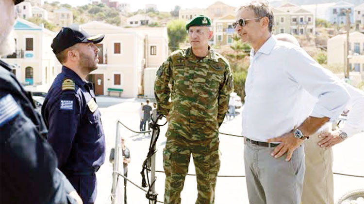 Seçim Öncesi Miçotakis’ten Meis Şovu! Türkiye’ye Mesaj Verme Çabasında