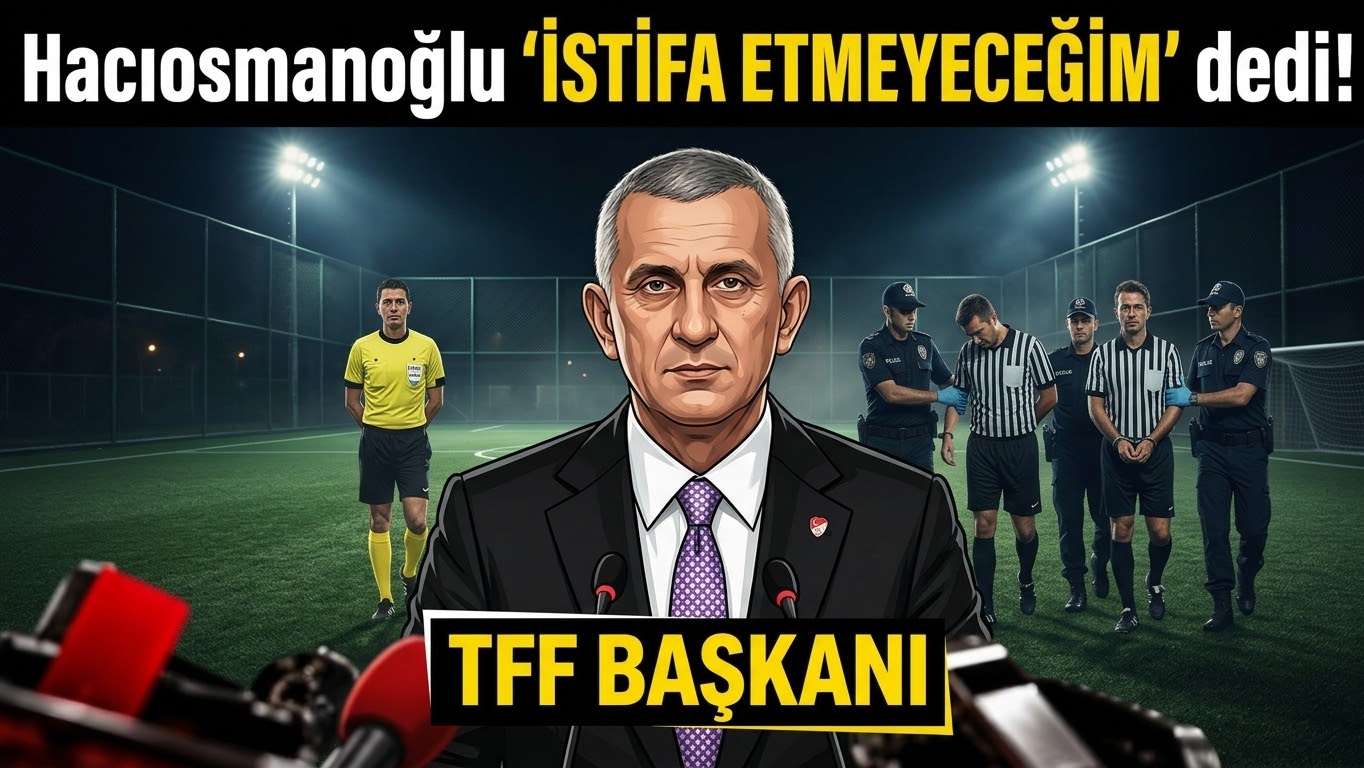 TFF başkanı Hacıosmanoğlu’ndan sert ‘istifa’ tepkisi!