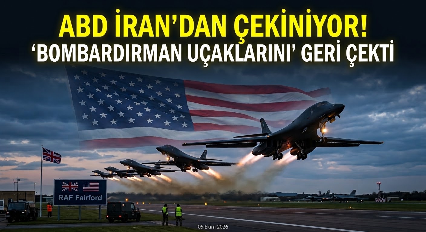 ABD’de İran’dan geri duruyor! Bombardıman uçaklarını ana üsse çağırdı