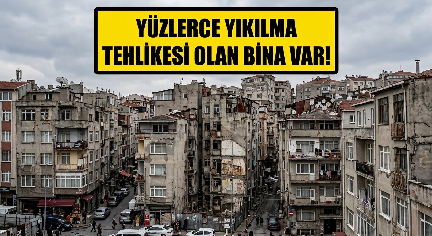İstanbul’da yıkılma tehlikesi olan yüzlerce bina var!