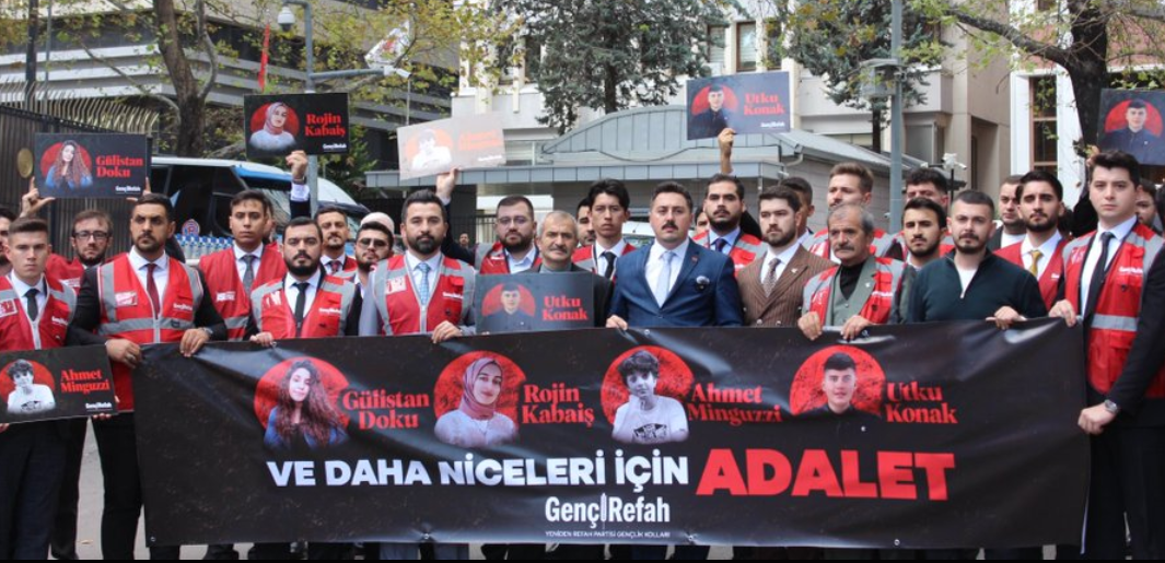 Yeniden Refah’tan Katledilen Gençler İçin Adalet Çağrısı: “Kim Olursa Olsun Hukuk Önünde Hesap Vermeli!”