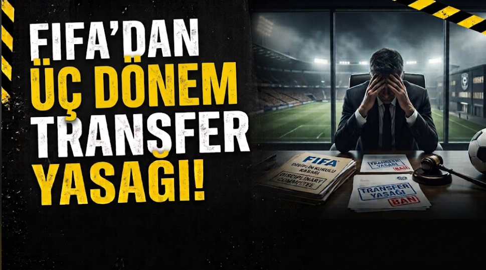 FIFA’dan 3 dönen transfer yasağı!