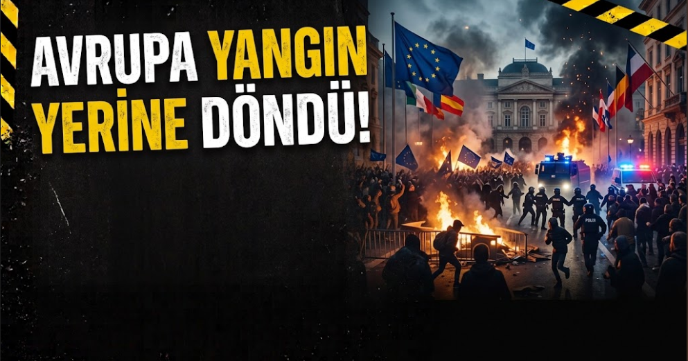 Avrupa alev yerine döndü!